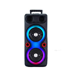 Trådløs festhøyttaler med RGB-belysning og bass
