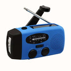 Nødradio med lommelygte og powerbank