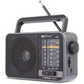 AM/FM-transistorradio med USB-lading