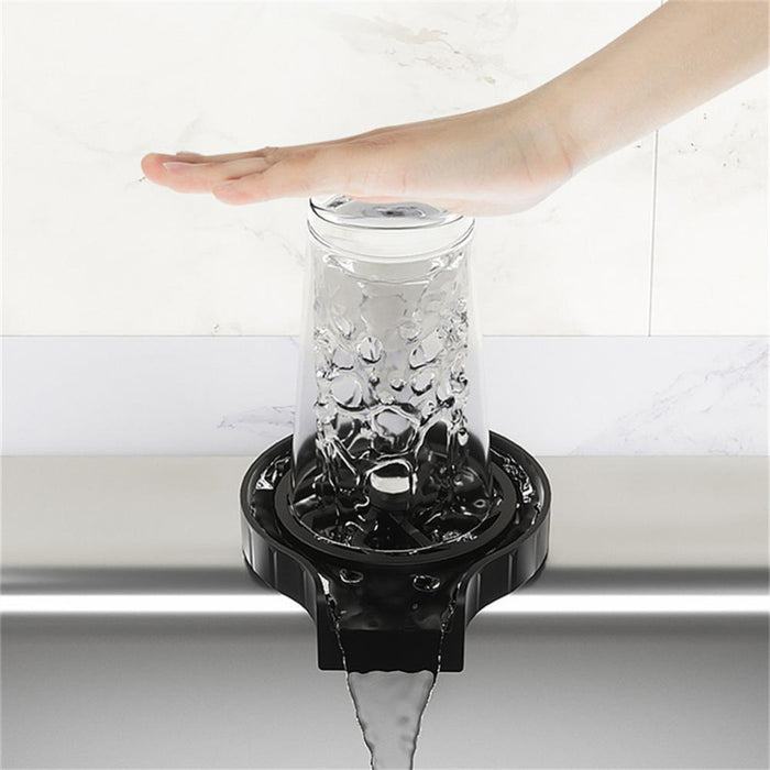 Lava Vasos Automático a Presión para Fregadero – Limpieza Profesional en Casa