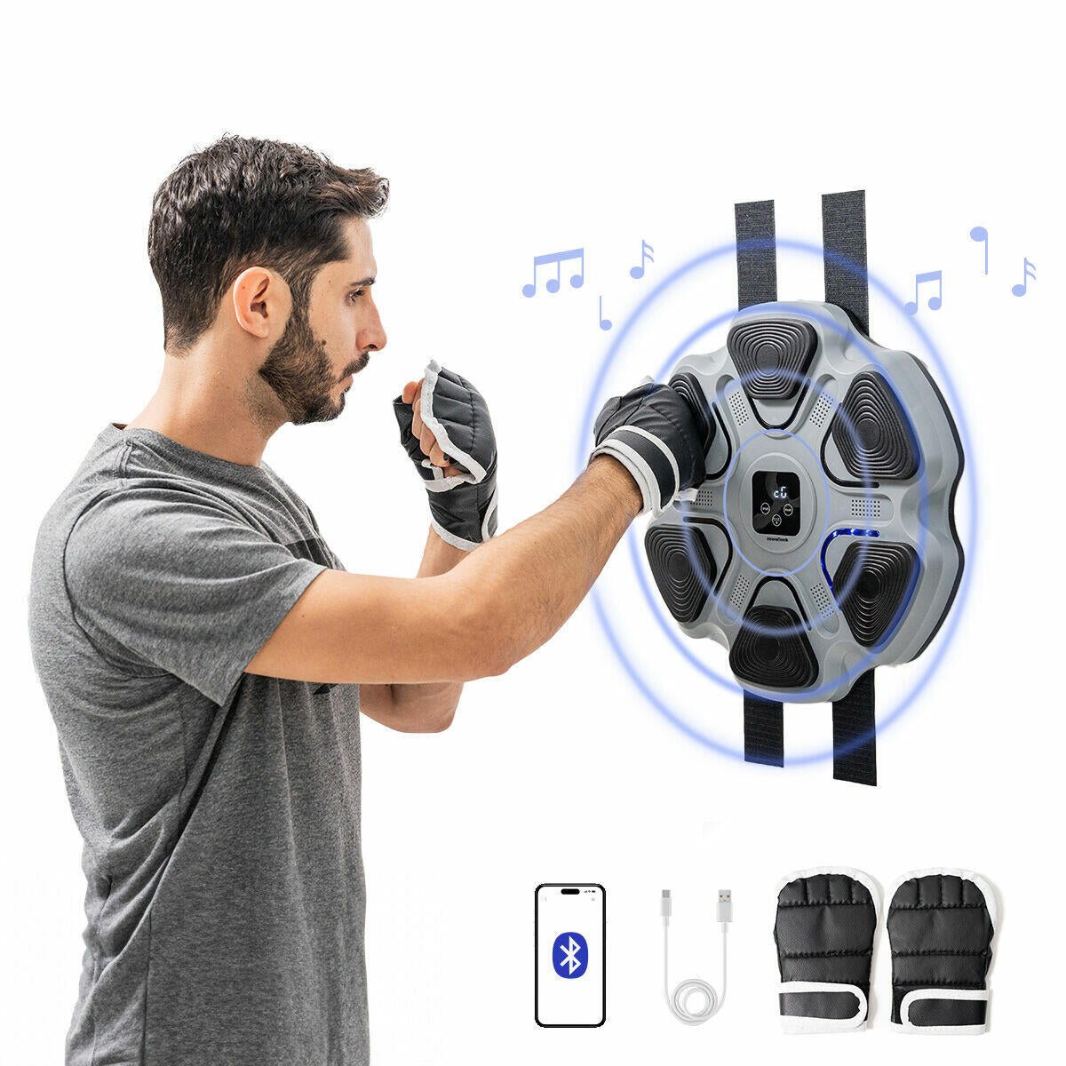 Máquina de Boxeo Musical Recargable Beatfist