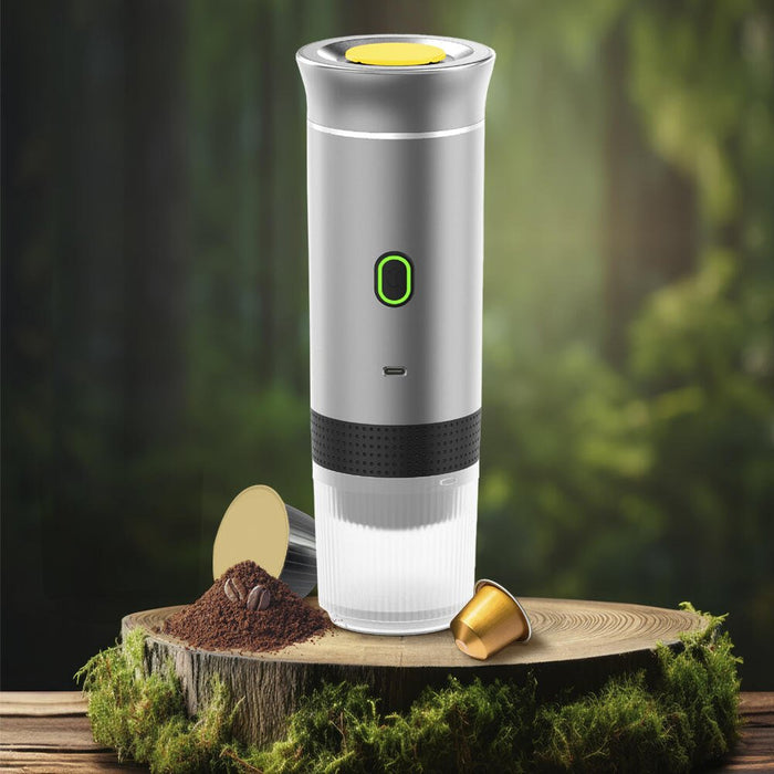 Máquina de Café Portátil 3 en 1 con Calentamiento Automático y Carga USB-C