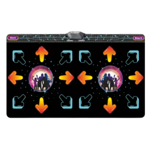 Tapis de danse pour deux joueurs avec capteur de mouvement