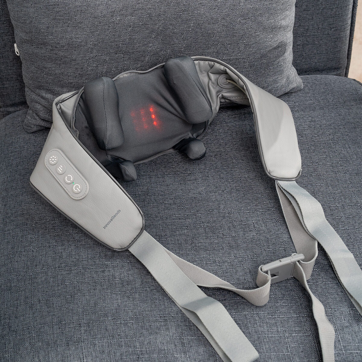 Silax InnovaGoods oppladbar 6D-massasje for nakke og rygg