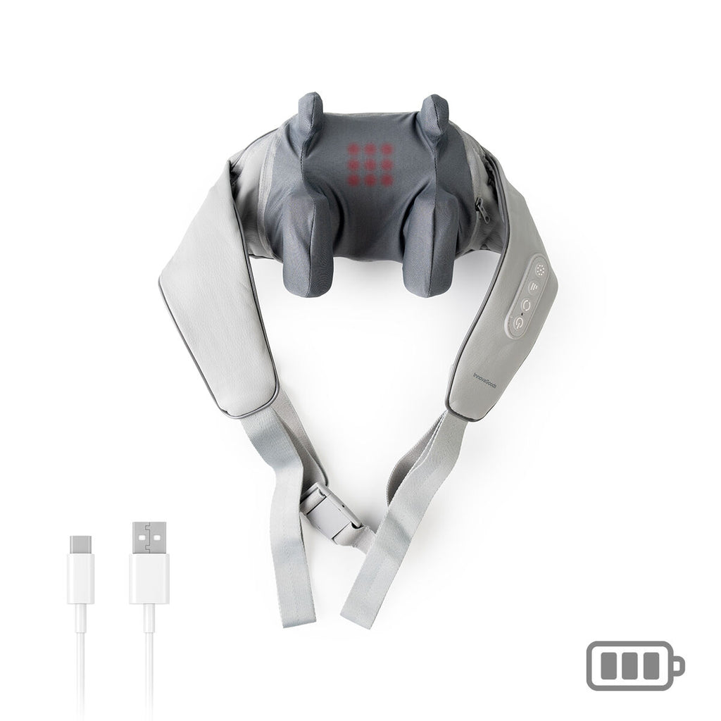 Silax InnovaGoods oppladbar 6D-massasje for nakke og rygg